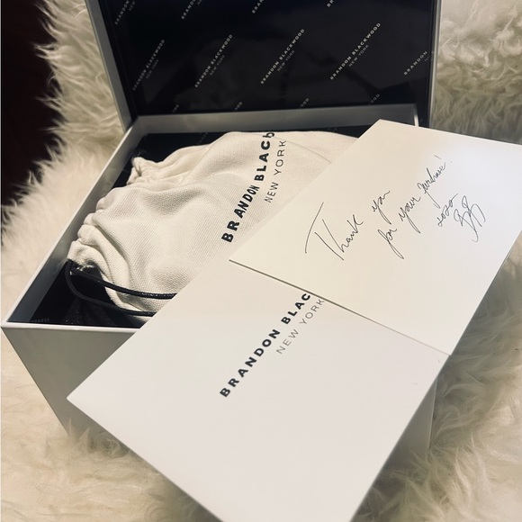 Brandon Blackwood Mini Kendrick Trunk Pony hair Red Leopard Print new with tags - Picture 3 of 4